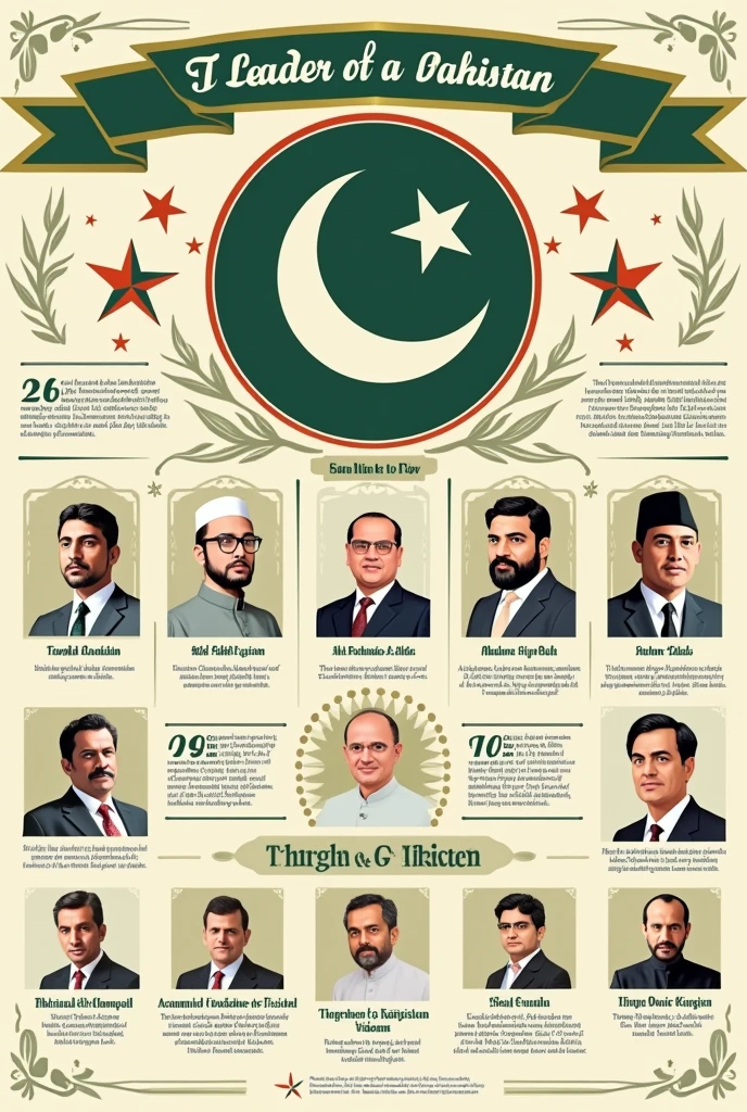 Tehreek-e-Pakistan leaders and their hardworking for the achievement of Pakistan simple and easy chart drawing 