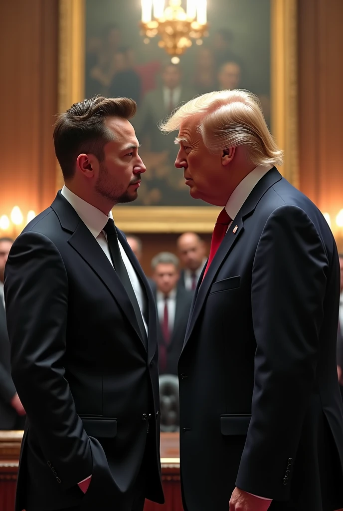 Elon Musk visits Trump