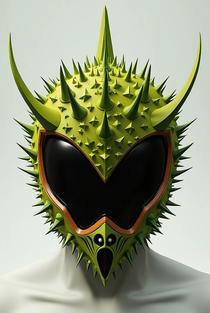Durian helmet. Arai helmet. Green spike helmet. Commercial concept. Art . Design. Render. Best award.