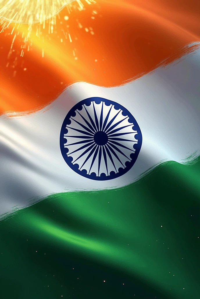 Create a image for my shop, name, Zabi polish as in background, our India flag wishing for 15 August Independence Day 2024