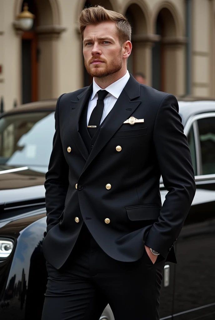 rolls royce best digain and handsome man 15 year black uniform