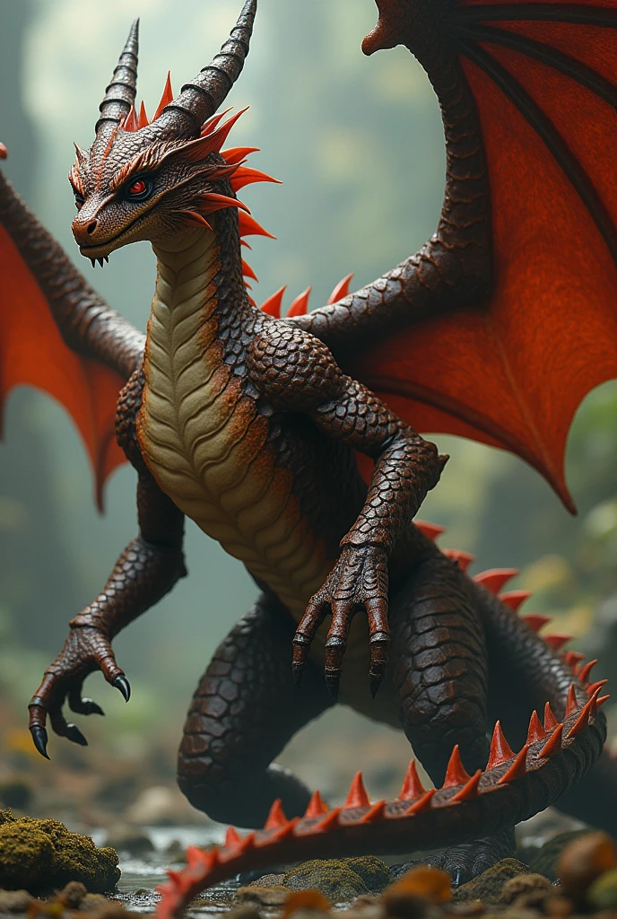 Sex dragon and cum