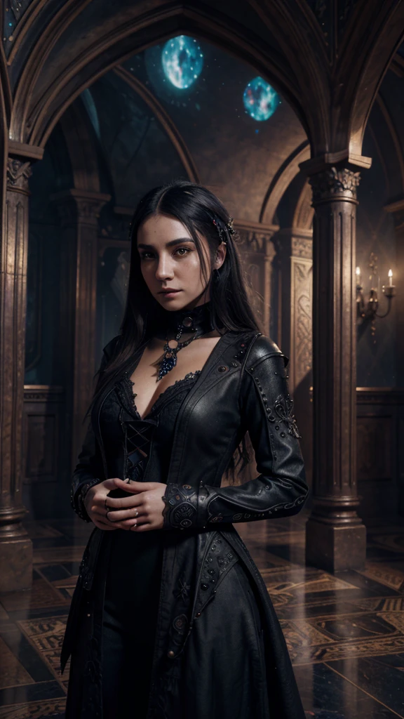 Cosmic, hyper-detailed gothic art, Unreal Engine 5 detailed matte painting, deep color, fantastic, intricate detail, home screen, complementary colors, fantasy concept art, 8k resolution, gothic masterpiece