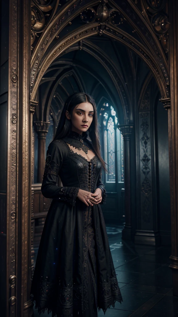 Cosmic, hyper-detailed gothic art, Unreal Engine 5 detailed matte painting, deep color, fantastic, intricate detail, home screen, complementary colors, fantasy concept art, 8k resolution, gothic masterpiece