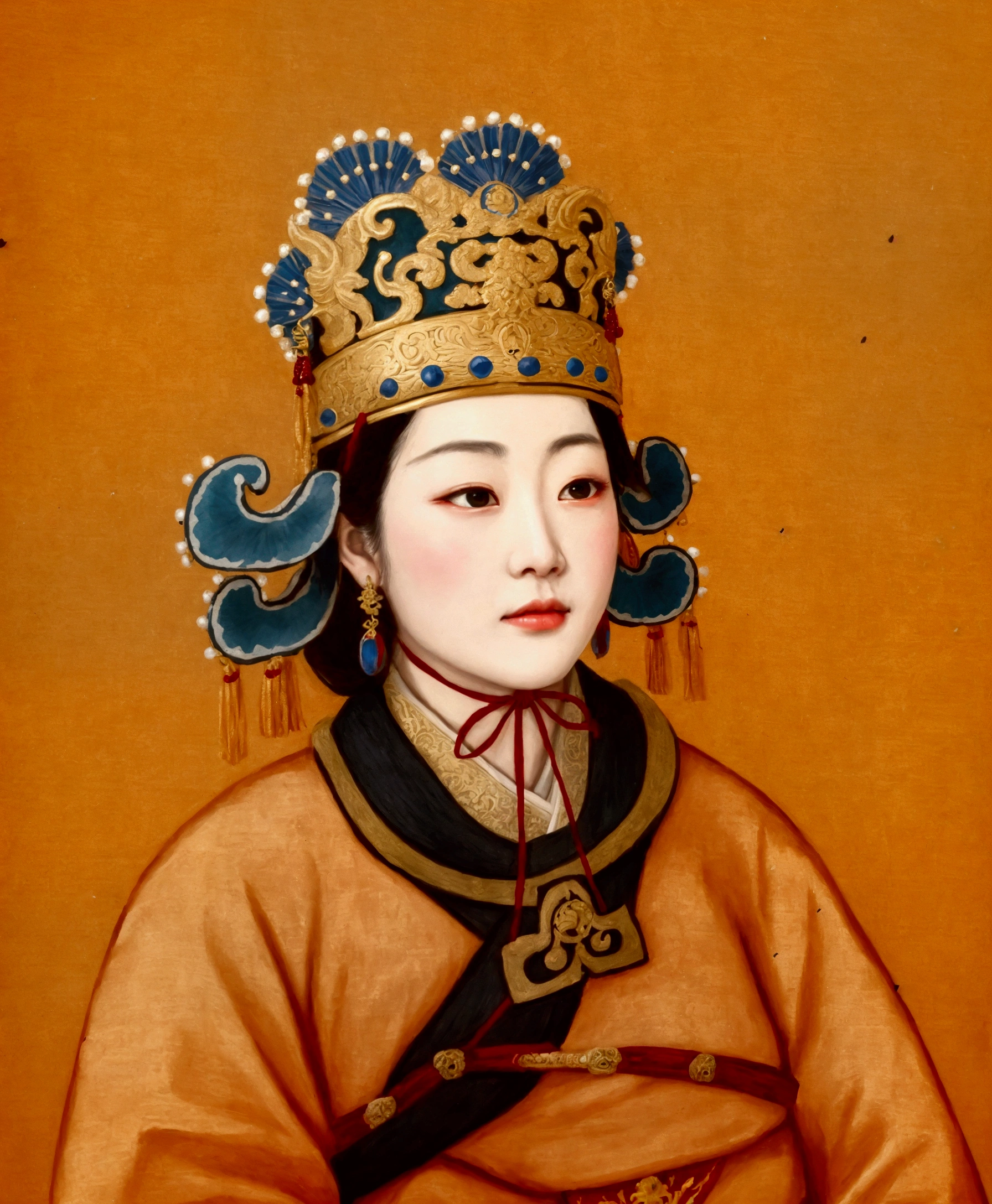Emperors of the Tang Dynasty，Wu Zetian，Realism，Real person photos，Realism摄影，portrait，Queen，50 years old