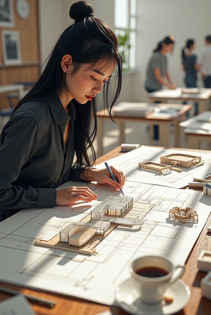 Lin Huiyin's architectural assignments at the University of Pennsylvania