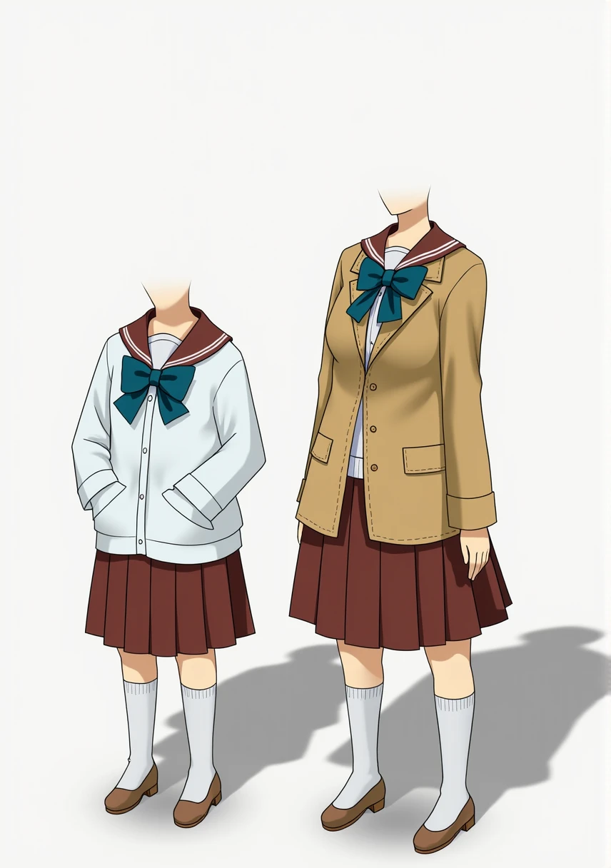 Open-chested school uniform、bra