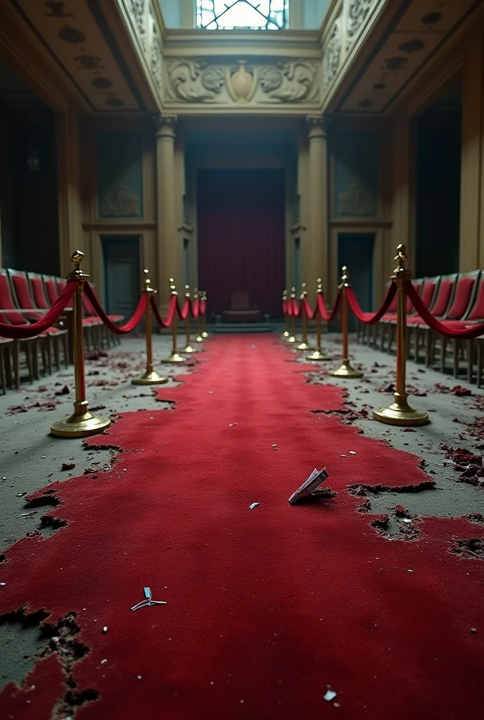 ruined red carpet
