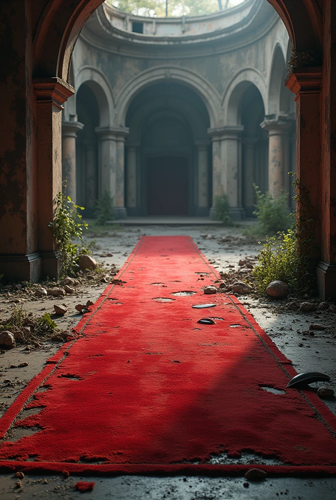 ruined red carpet
