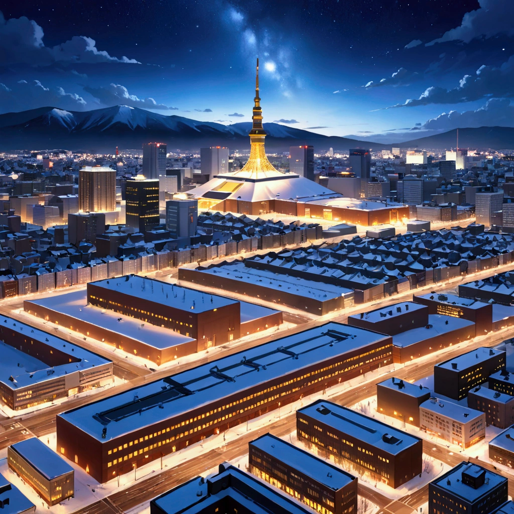 City Sapporo Night View,