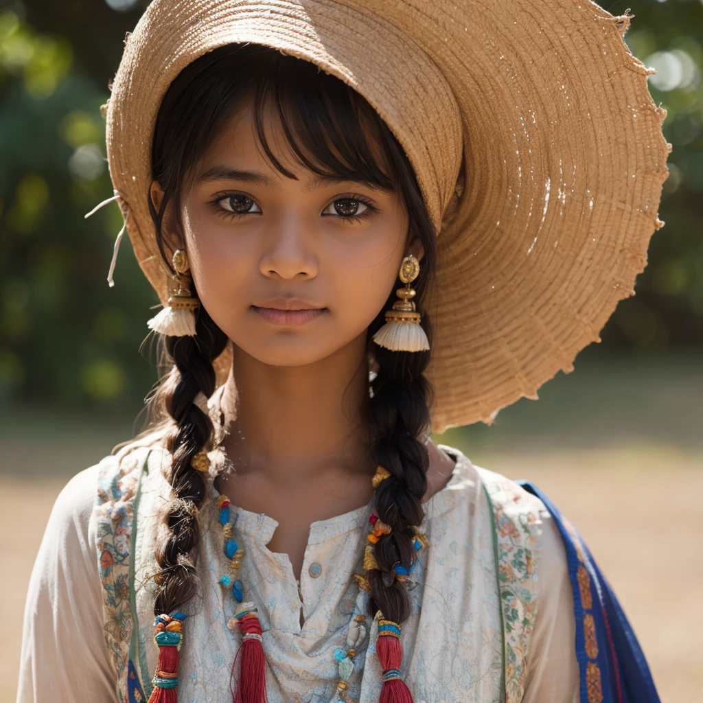 One girl, Indian