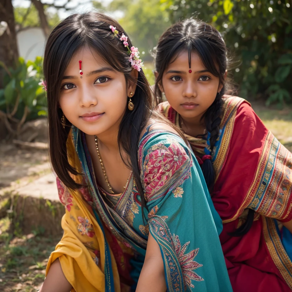 One girl, Indian