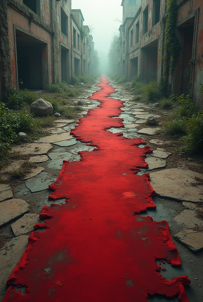 ruined red carpet