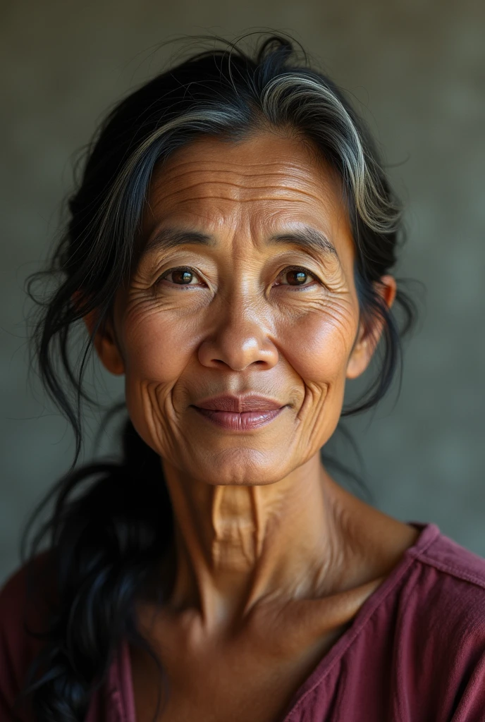 50 year old woman ,Thai person