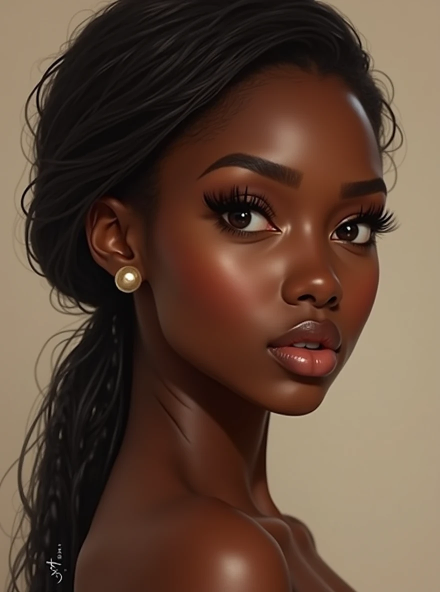 Beautiful ebony girl 