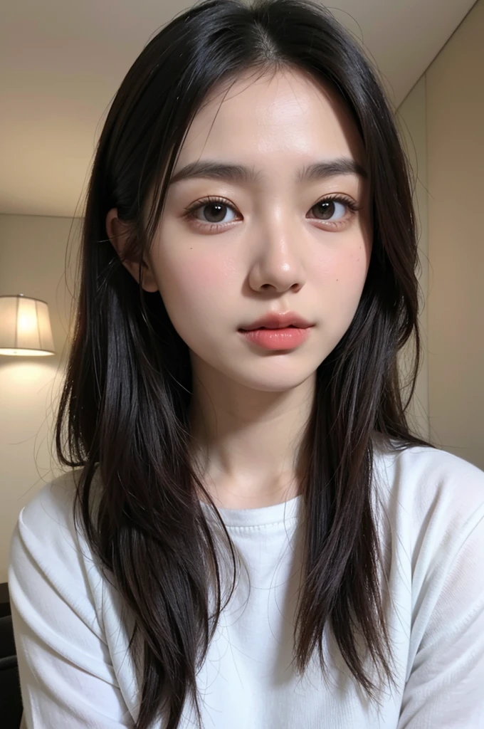  exquisite looking Eurasian female, passport photo