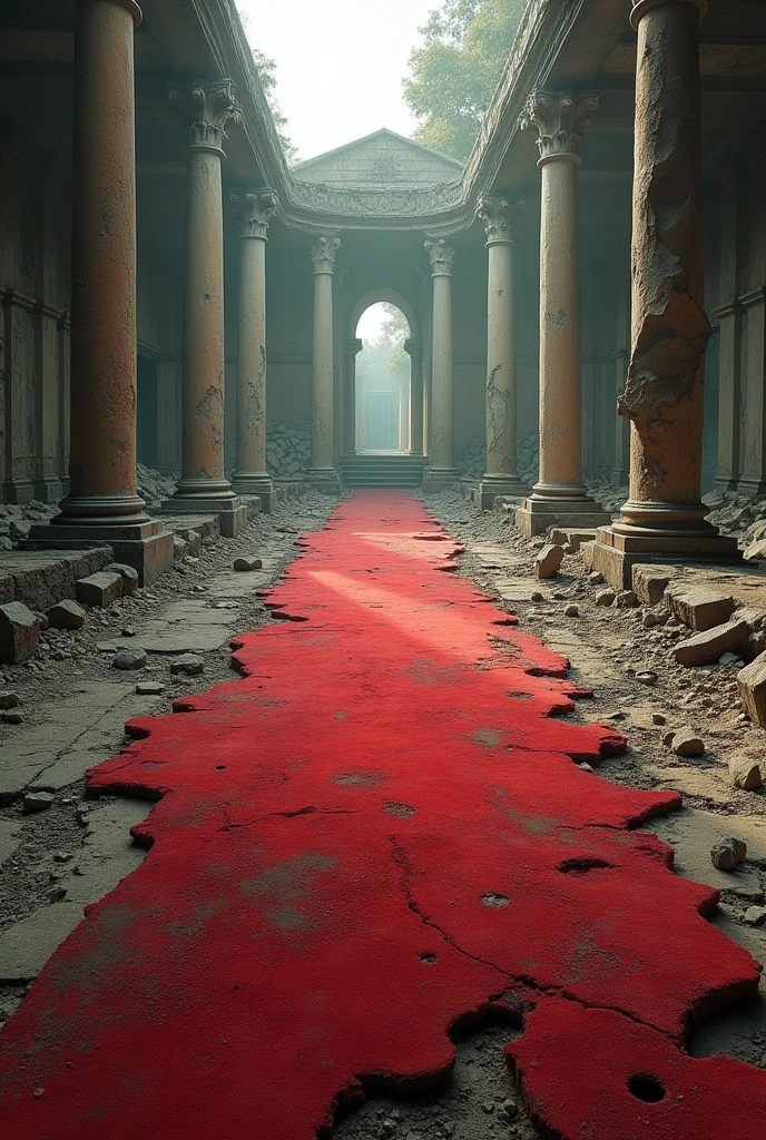 ruined red carpet