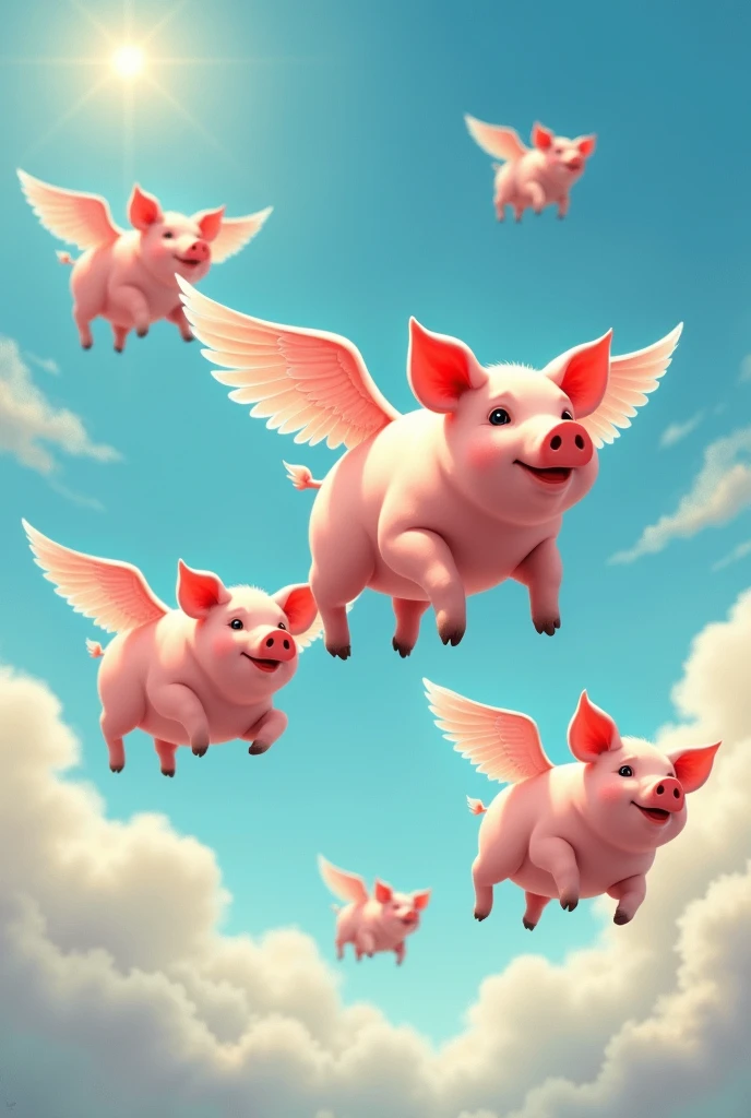 Flying pigs