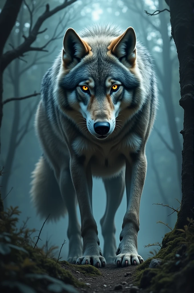 A wolf with the word Alexis