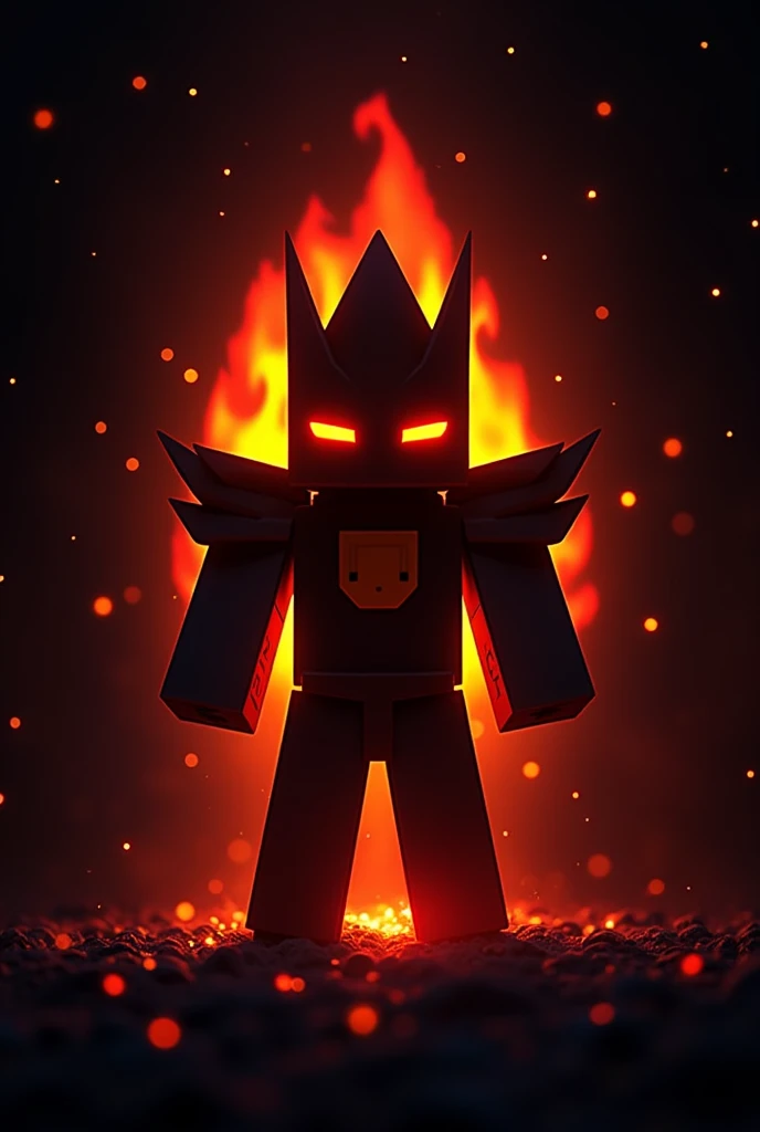 Make a Minecraft logo for a guy named magma lord 