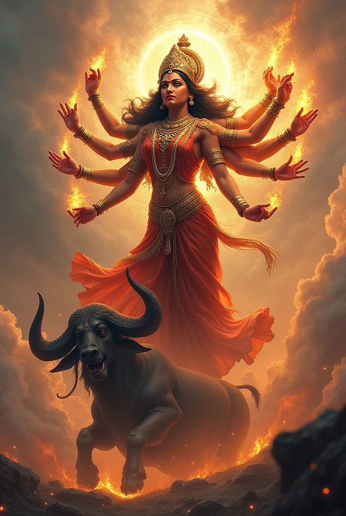 Maa durga killed mahishashur