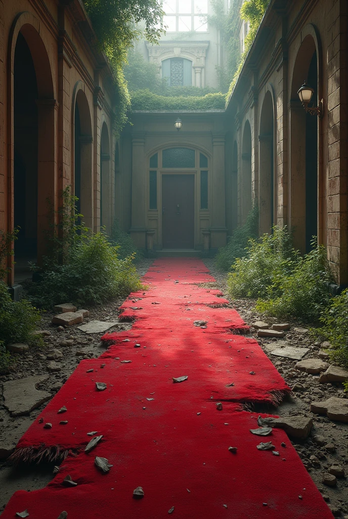 ruined red carpet