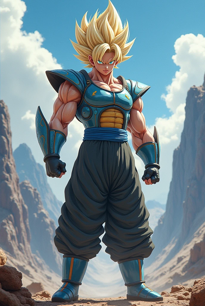 Son of Goku and adult Bulma.