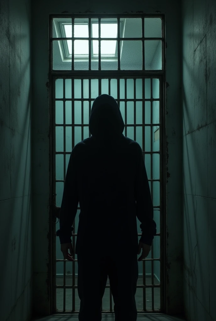 Prison  man but not his fac 