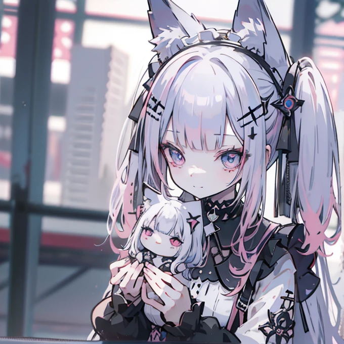 1
anime character with pink hair and blue eyes in a black dress, from girls frontline, from the azur lane videogame, inspired gacha club game, girls frontline cg, fine details. girls frontline, characters from azur lane, beautiful anime catgirl, anime catgirl, girls frontline universe, anime cat girl in a maid costume, girls frontline style, azur lane style
2
anime character with pink hair and blue eyes in a black dress, an album cover inspired by Eizan Kikukawa, trending on pixiv, tachisme, from girls frontline, from the azur lane videogame, inspired gacha club game, girls frontline cg, fine details. girls frontline, characters from azur lane, beautiful anime catgirl(masterpiece), highest quality, Ultra-high resolution,woman、Gothic Punk、devil、((Background pink room:1.3))、Bat、smile、teddy bear、devilの槍