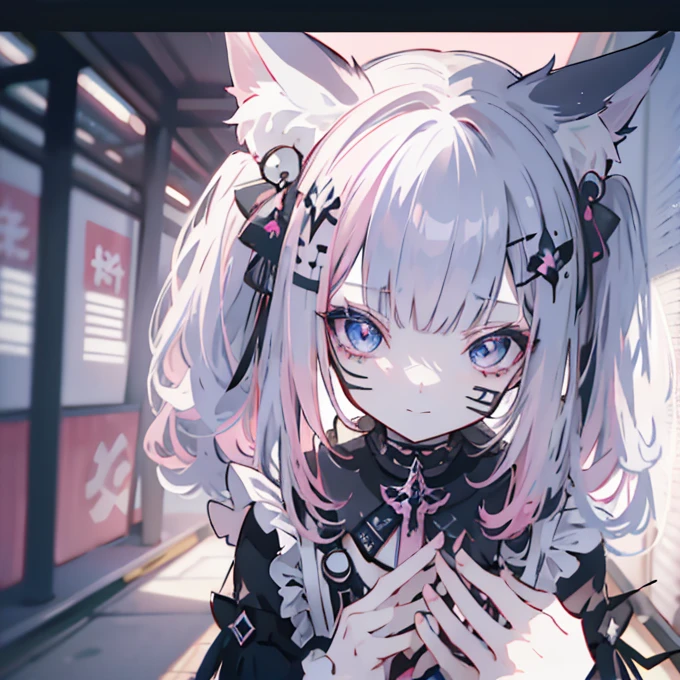 1
anime character with pink hair and blue eyes in a black dress, from girls frontline, from the azur lane videogame, inspired gacha club game, girls frontline cg, fine details. girls frontline, characters from azur lane, beautiful anime catgirl, anime catgirl, girls frontline universe, anime cat girl in a maid costume, girls frontline style, azur lane style
2
anime character with pink hair and blue eyes in a black dress, an album cover inspired by Eizan Kikukawa, trending on pixiv, tachisme, from girls frontline, from the azur lane videogame, inspired gacha club game, girls frontline cg, fine details. girls frontline, characters from azur lane, beautiful anime catgirl(masterpiece), highest quality, Ultra-high resolution,woman、Gothic Punk、devil、((Background pink room:1.3))、Bat、smile、teddy bear、devilの槍