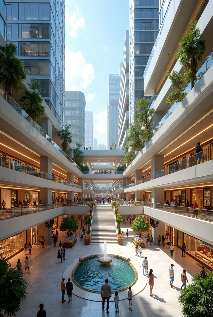I want a small shopping mall