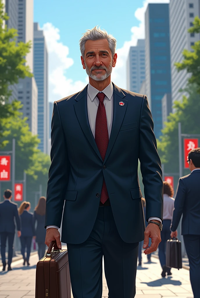 Looks like he&#39;s from Canada　An office worker in Marunouchi