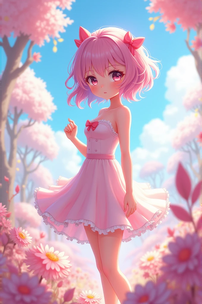 A cute futanari anime