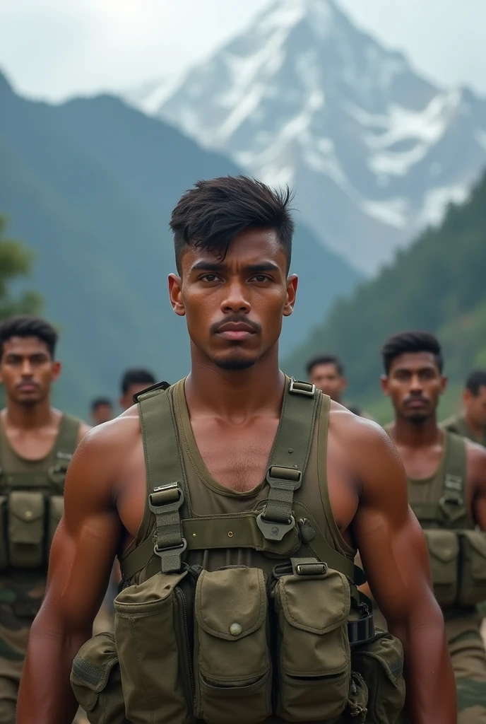 nepali youth from pokhara training for british soldiers selection