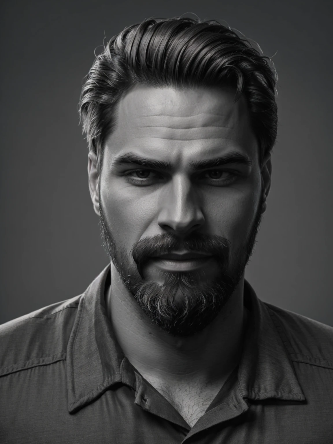 man, hair, Realism, portrait
