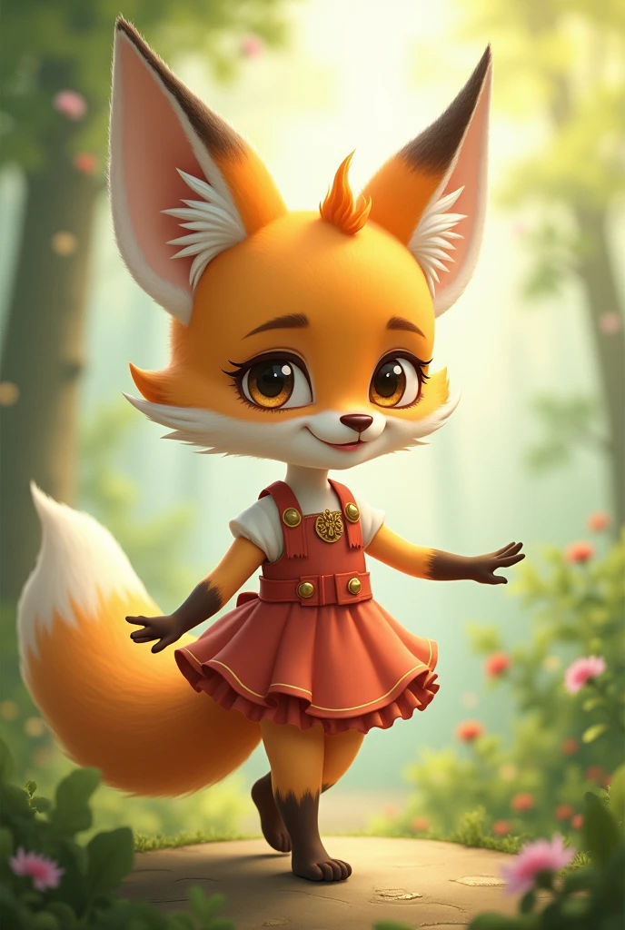 Short fox girl