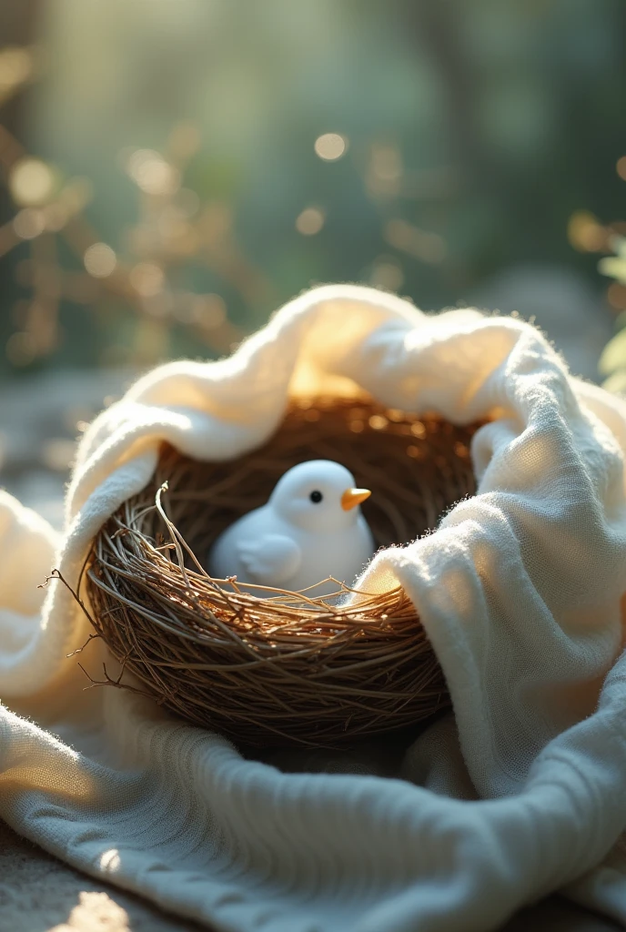 Blanker over a nest 