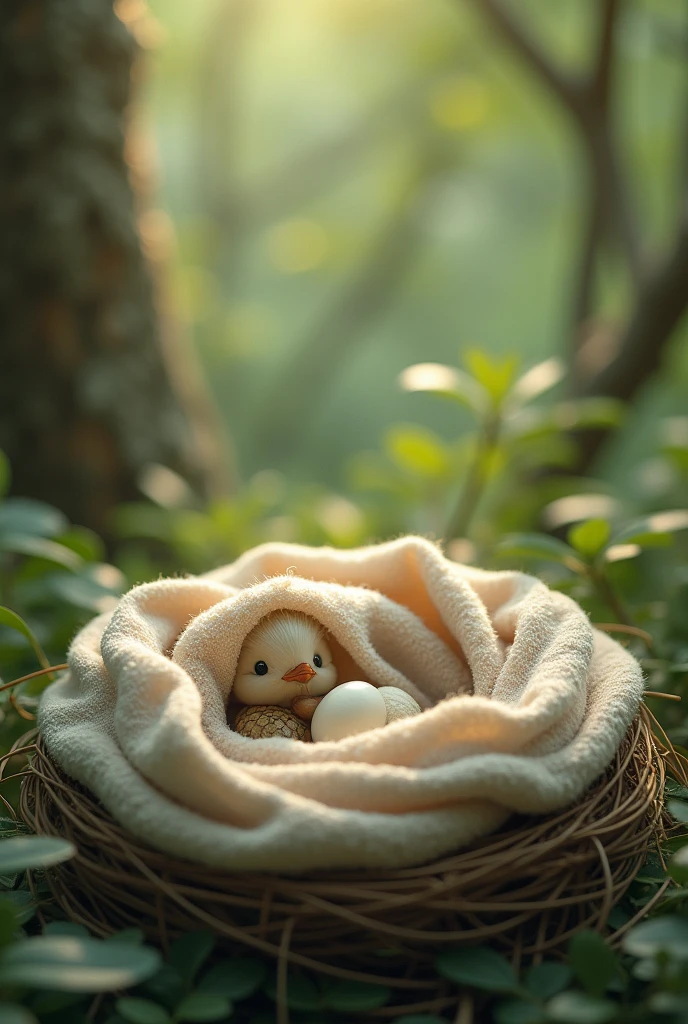 Blanker over a nest