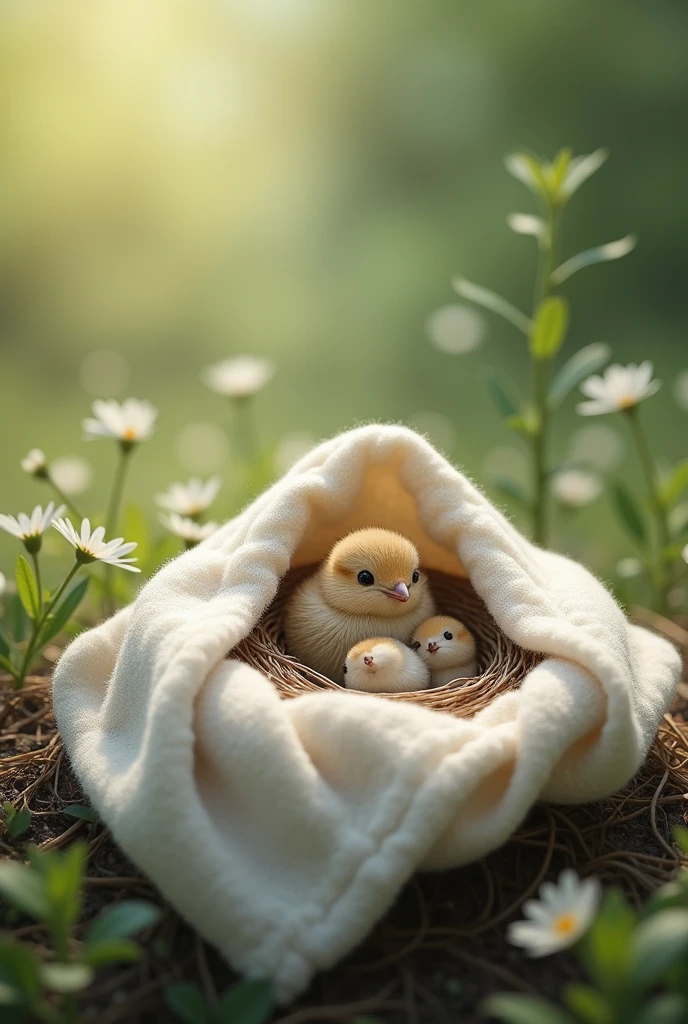 Blanker over a nest 