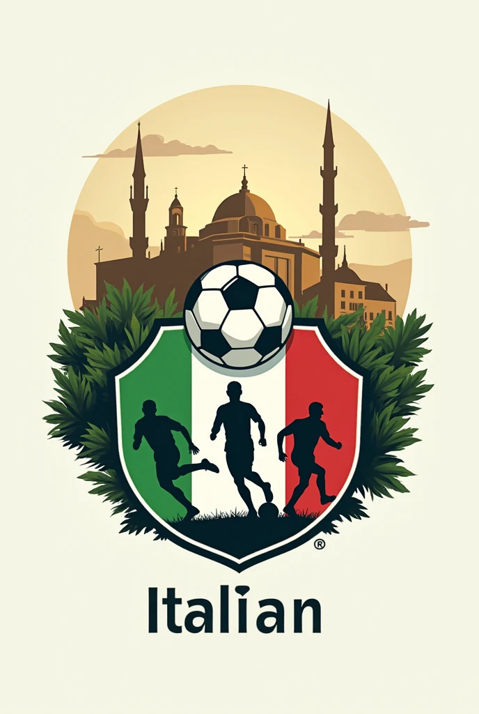 Un logo pour un championnat de football italien qui met en valeur l'italie
