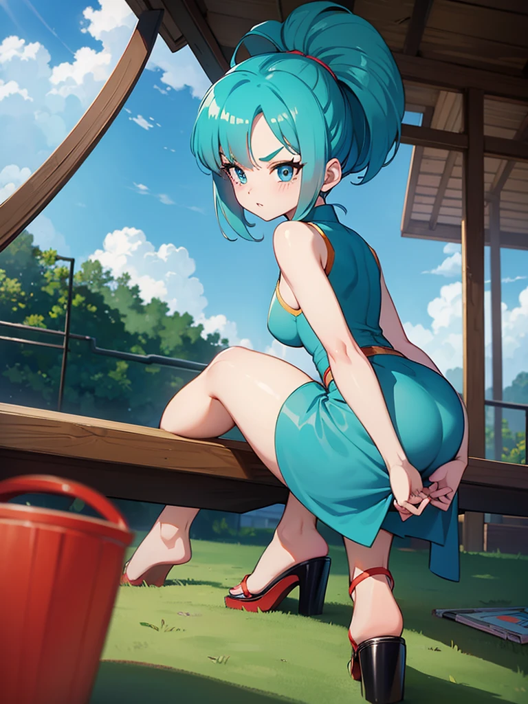 Bulma hot heels dragon ball universe