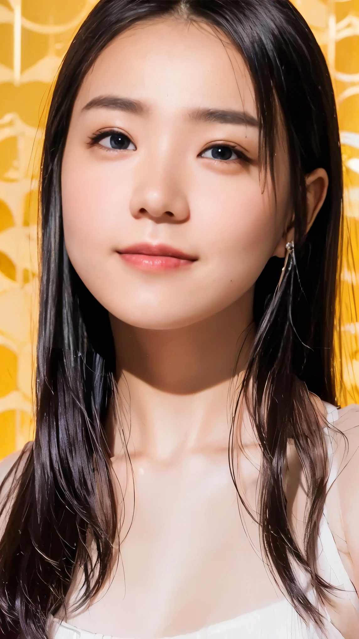 Blonde, Brown Hair, Everything modern:3.66, Cute Japanese Women Photos, smile, 20-year-old, Straight Hair:2.55, (photo Realistic:1.4), (hyper Realistic:1.4), (Realistic:1.3), (Smoother lighting:1.05), (Improving the quality of cinema lighting:0.9), 32K, 1 girl,20-year-oldの女の子, Realistic lighting, Backlight, The light shines on your face, Ray Tracing, (Bright light:1.2), (Improvement of quality:1.4), (Highest quality Realistic textured skin:1.4), fine grain, Detailed face,(smile:1.0), (Emphasis on face close-up:1.3), (Enhances the beauty of skin texture:1.1),((Extremely precise and accurate anatomy:1.0)), (Enhances the beauty of skin texture:1.1), Clean and glowing skin, mesh, thin:1.2, (Realistic:1.3), Realisticなライティング, (Smoother lighting:1.05), 32K, One Japanese woman, fine grain, Detailed face, (Film Grain:1.1),(Accentuates body lines:1.1), High resolution, Natural look, Kind eyes, Improves hair quality, Delicate light and shadow, Transparent muscles, Graceful pose, Beautiful Eyes, Sharp details, Soft light reflection, Beautiful contours, Delicate skin tone, Fine hair texture,Cute Japanese Women Photos,