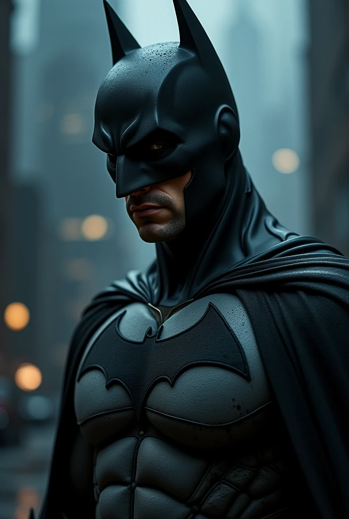 Batman staring