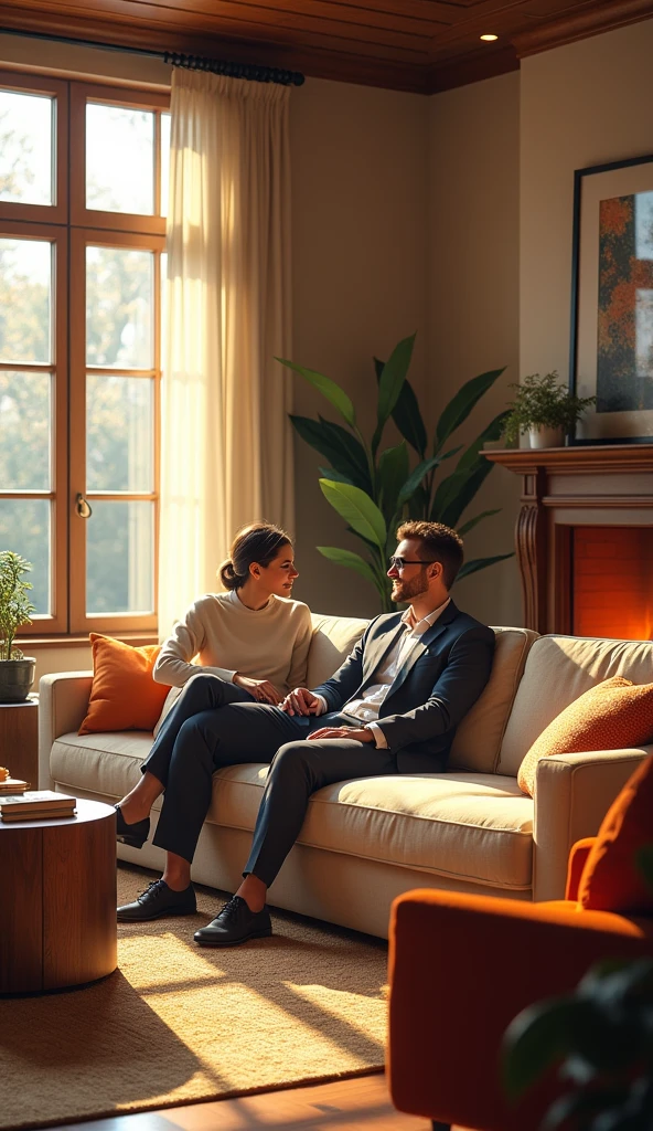 A beautiful living room