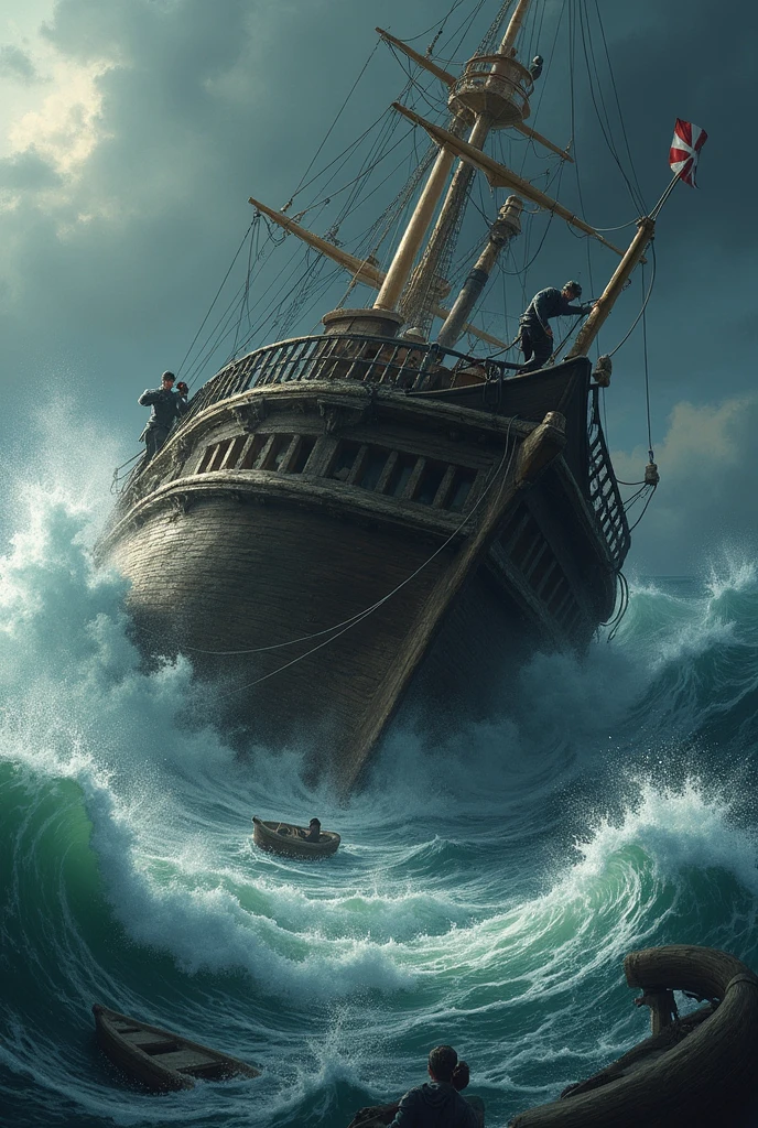 sinking ship