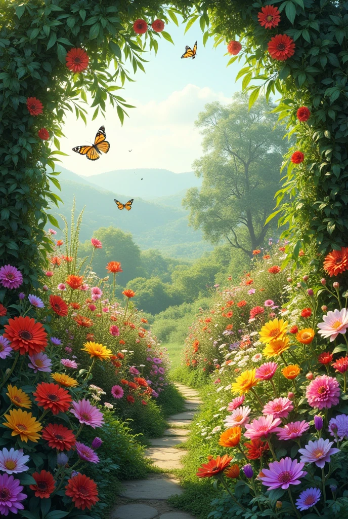 I want a picture for the topic flowers and plant