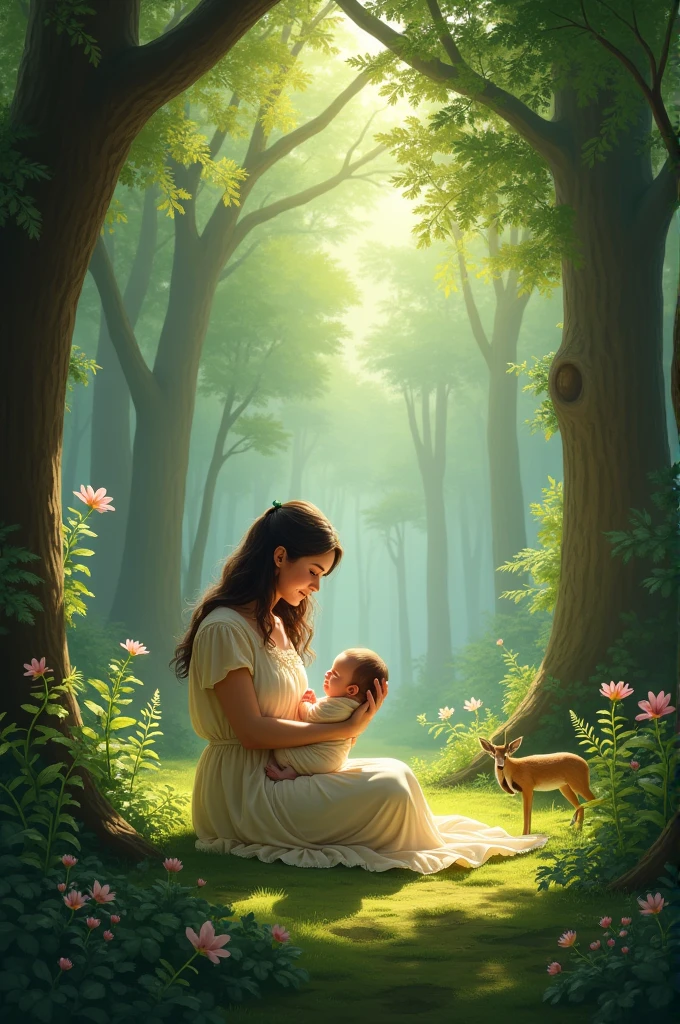 Birth in the forest