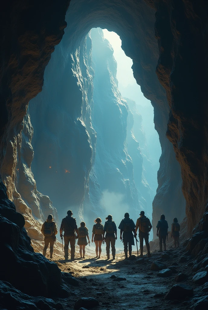  a group of adventurers entered a cave and found a treasure