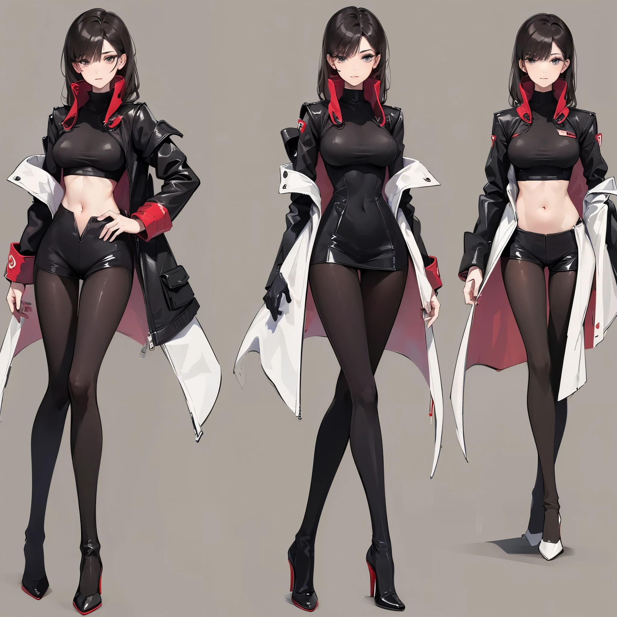 ((Biologically correct number of limbs)), Wearing stiletto-heeled over-the-knee boots:1.1, a beautiful girl, has a pair of legs , having normal legs, only lower body, best quality, leggings, foot close up view only