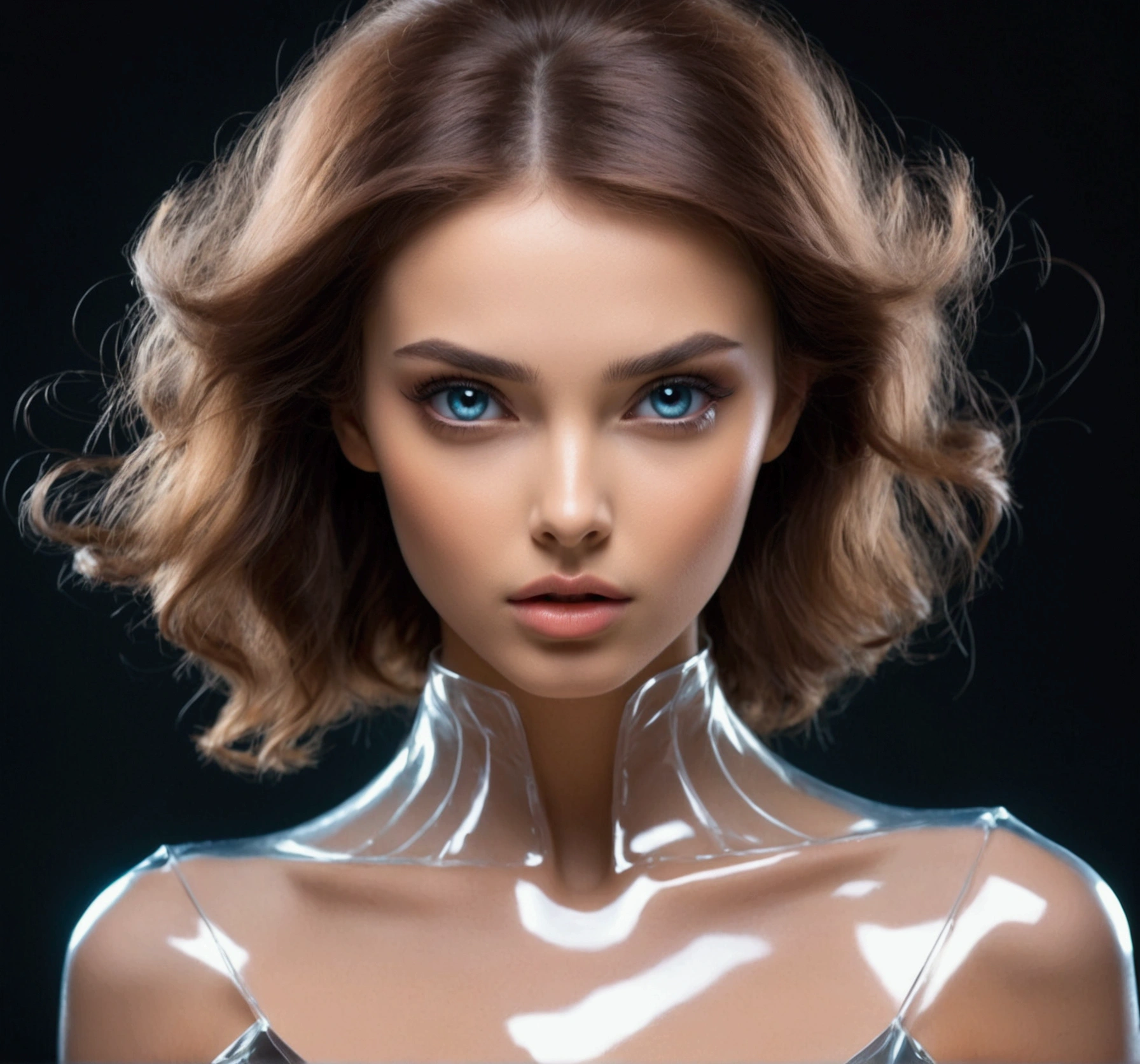 Create an image of the most stunningly gorgeous beautiful perfect sexy vexed girl